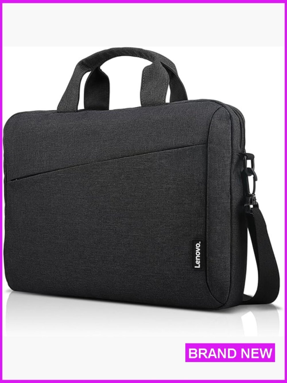 Sleek Messenger Laptop Bag 15.6" Water-Repellent Durable Shoulder Bag
